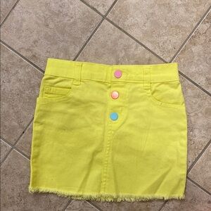 Garanimals  Vibrant Yellow Skirt with Button Accents size 3t